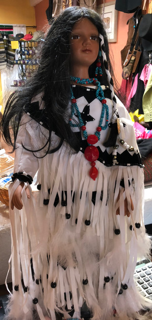 Native American Porcelain Doll.