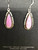 Pink Opal Drop Earrings