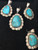 Large Turquoise Pendants