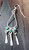 Sterling Silver and Turquoise Hook Earrings