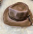Suede like banded Western Hat