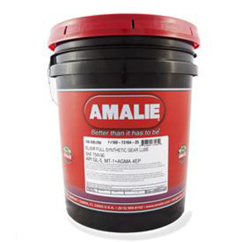 AMALIE Elixir Full Synthetic Ge ar Oil GL-5 75w90 5 Gal.