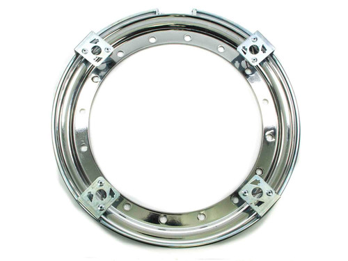 AERO RACE WHEELS 13in Outer Bead Lock Ring Chrome