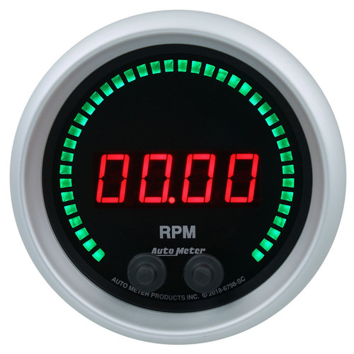 AUTOMETER 3-3/8 16K RPM Tachometer Elite Digital SC Series