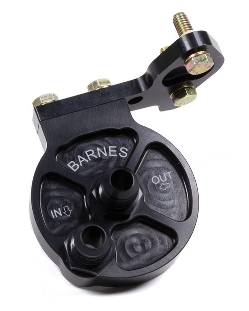 BARNES Billet Oil Filter Mount Front Mount -10 Fittings