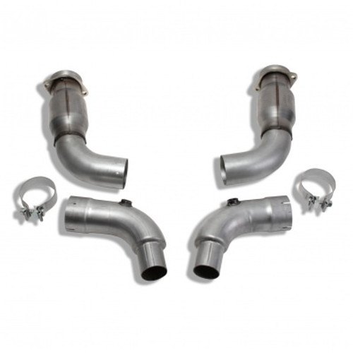 BBK PERFORMANCE High Flow Mid Pipe w/ Cats 15-16 Mustang GT