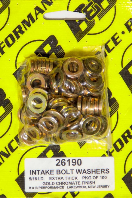 B and B PERFORMANCE PRODUCTS H/T Special Washers - 5/16in .590in OD (100)