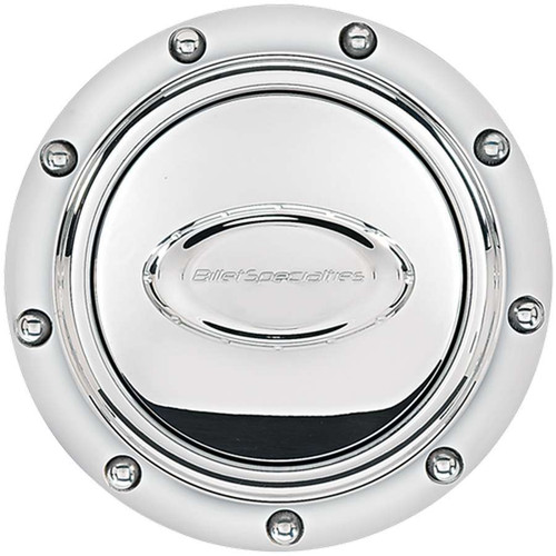 BILLET SPECIALTIES Horn Button Riveted Polished Logo