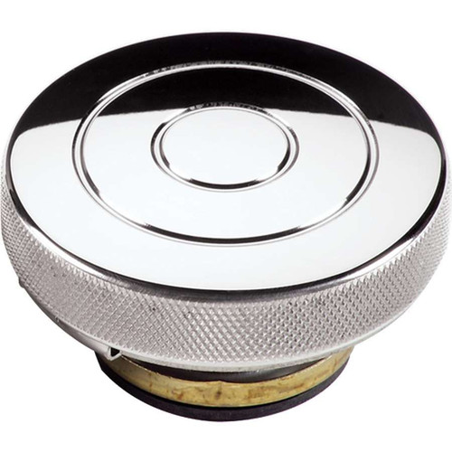 BILLET SPECIALTIES Polished Radiator Cap Circle Style 16lb.