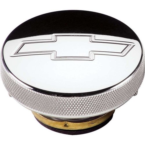 BILLET SPECIALTIES Polished Radiator Cap Chevy Logo 16lb.