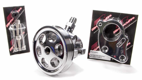 BILLET SPECIALTIES Bracket & Pulley Kit GM Type II Power Steering