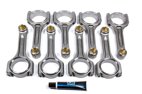 BULLET PISTONS 4330 Forged I-Beam Rods Bullet Series SBC 6.000