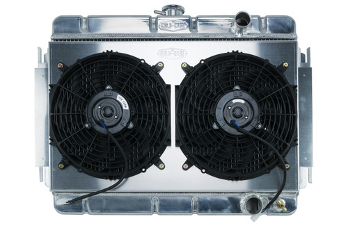 COLD CASE RADIATORS 64-65 Chevelle Radiator & Dual 12in Fan Kit MT