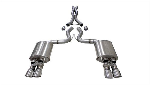 CORSA PERFORMANCE 18-   Mustang 5.0L Cat Back Exhaust