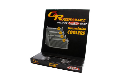 C AND R RACING RADIATORS POP Display Box Only Trans Cooler