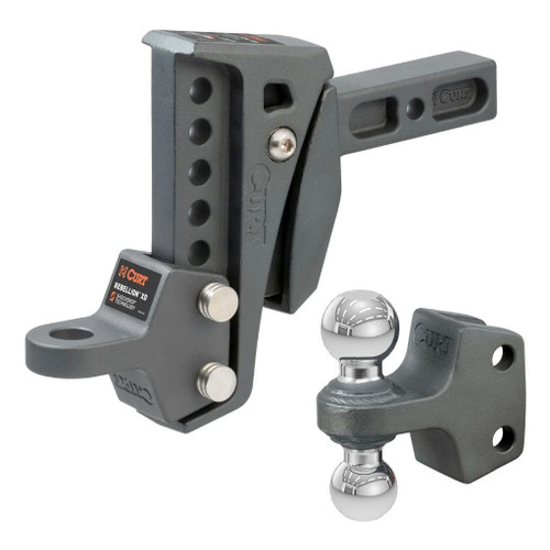 CURT MANUFACTURING Rebellion XD Adjustable Cushion Hitch 2in