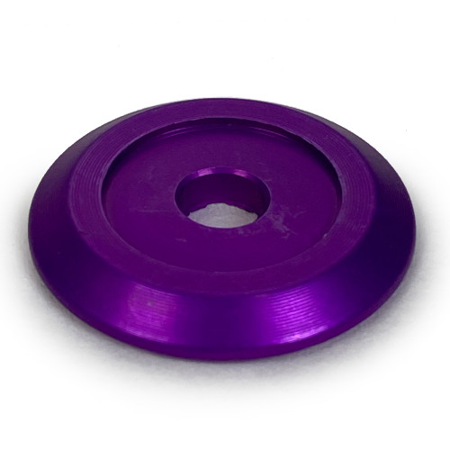 DIRT DEFENDER RACING PRODUCTS Body Washer Purple Alum (20pk) Anodized