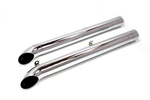 DOUGS HEADERS Side Pipes - Chrome (Pair)