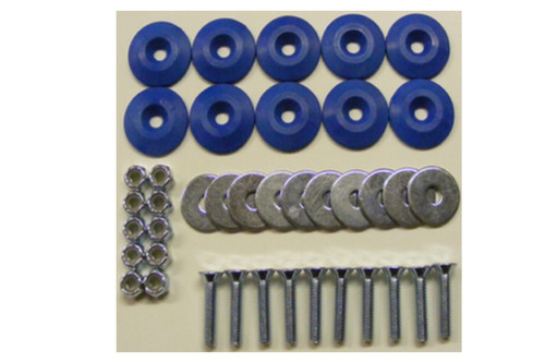 DOMINATOR RACING PRODUCTS Body Bolt Kit Blue 10 Pack