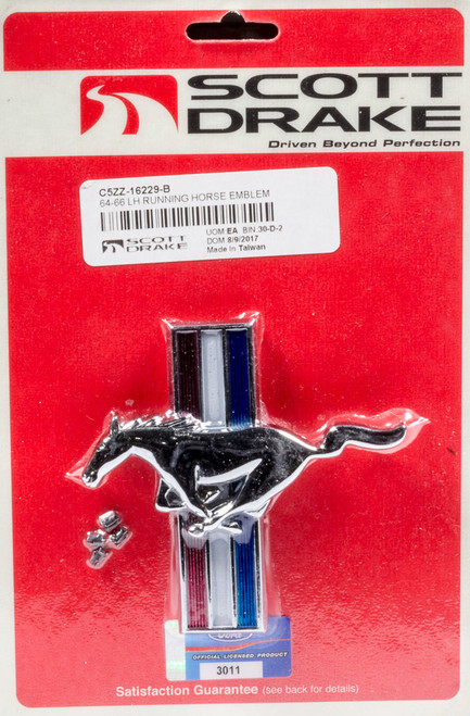 DRAKE AUTOMOTIVE GROUP 2005-12 Mustang Running Horse Grille Emblem