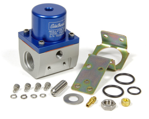 EDELBROCK Fuel Pressure Regulator EFI Style 35-90psi Blue