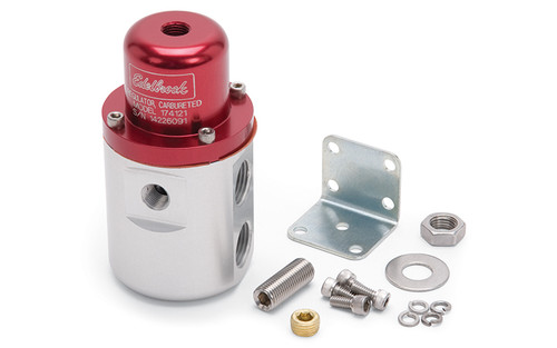 EDELBROCK Fuel Pressure Regulator Carb Style 160GPH Red