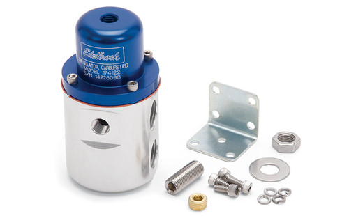 EDELBROCK Fuel Pressure Regulator Carb Style 160GPH Blue