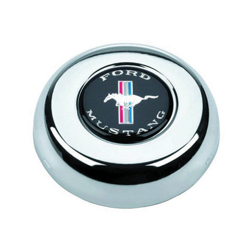 GRANT Chrome Horn Button Mustang