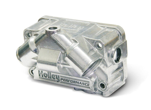 HOLLEY Primary V Fuel Bowl - Alum w/Clear Sight Glass