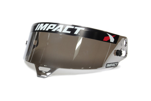 IMPACT RACING Shield Phenom Silver Chrome Anti-Fog