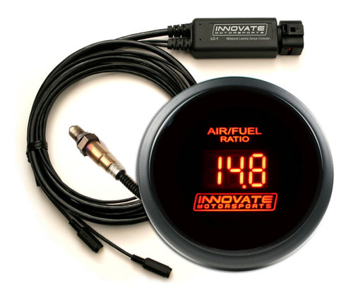 INNOVATE MOTORSPORTS DB-Gauge Kit Red w/ LC-2 & O2 Sensor