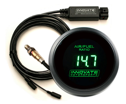 INNOVATE MOTORSPORTS DB-Gauge Kit Green w/ LC-1 & O2 Senso