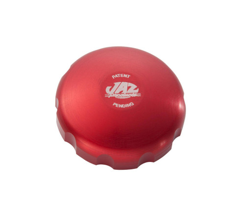 JAZ 2-1/4 Billet Twist Fuel Cap - Red Anodized