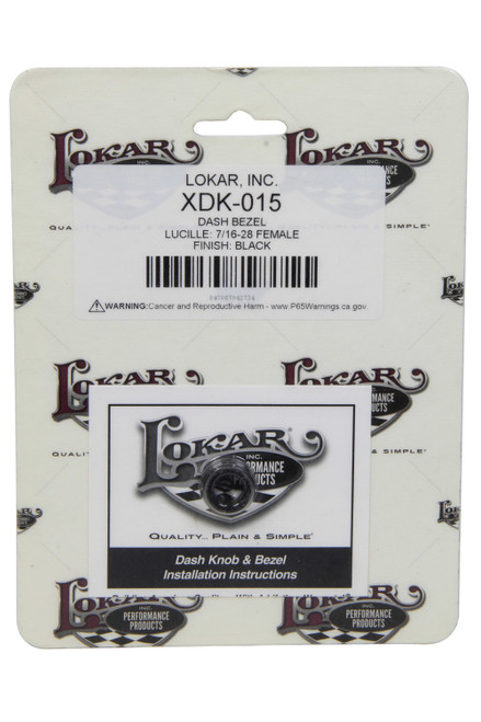 LOKAR Dash Bezel Lucille 7 /16-28 Female Black