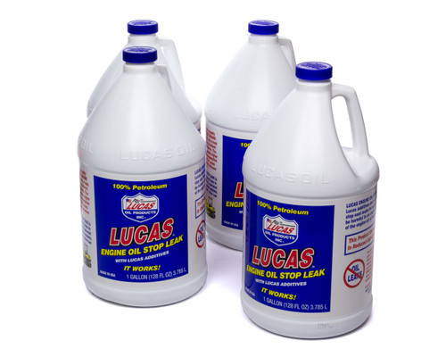 LUCAS OIL Engine Oil Stop Leak Case 4x1Gallon