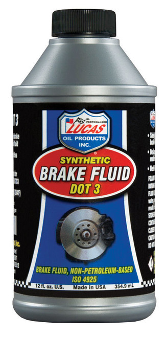 LUCAS OIL Brake Fluid Dot 3 12oz