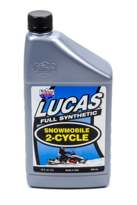 LUCAS OIL 2 Cycle Snowmobile Oil Synthetic 1 Qt.