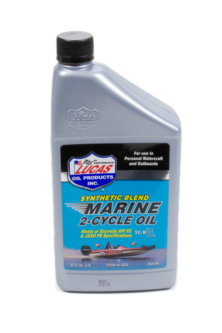 LUCAS OIL Marine Oil 2 Cycle 1 Qt. Synthetic Blend