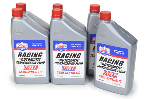 LUCAS OIL Type F Racing Transmissi on Fluid Case 6 x 1 Qt