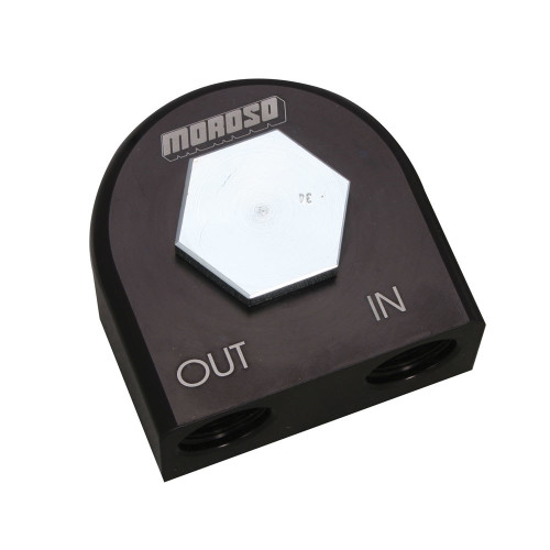 MOROSO 90 Degree Filter Adapter - 3/4-16 Thread
