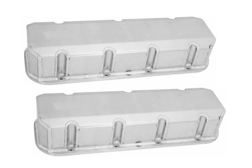 MOROSO BBC Billet Rail Valve Cover Set - Tall wo/Logo