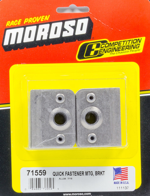 MOROSO Quick Fastener Mounting Brackets 7/16 - 10pk