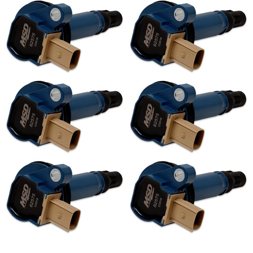 MSD IGNITION Coils 6pk Ford Eco-Boost 3.5L V6  Blue