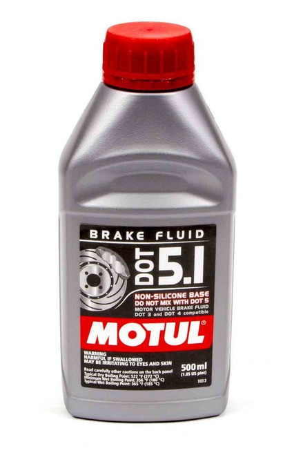 MOTUL USA Brake Fluid DOT 5.1 Non-Silicone 1/2 Liter