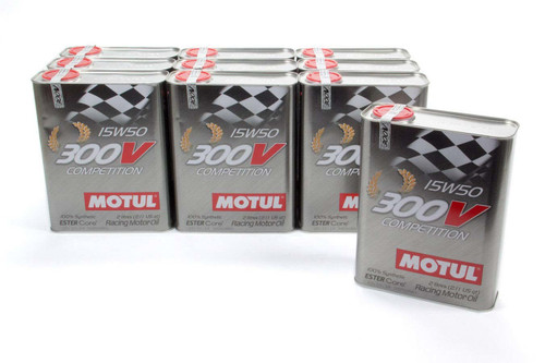 MOTUL USA 300V 15w50 Racing Oil Synthetic Case 10x2L