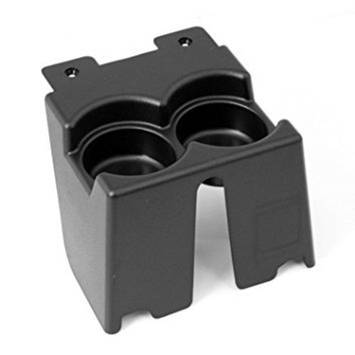 OMIX-ADA Dual Cup Holder; 84-96 J eep Cherokee XJ - Black