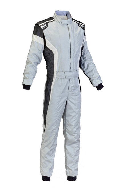 OMP RACING, INC. TECNICA-S Suit Grey White Black Size 50