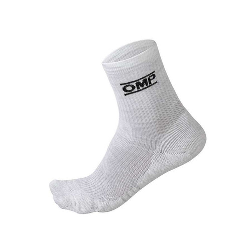 OMP RACING, INC. ONE Socks White Medium