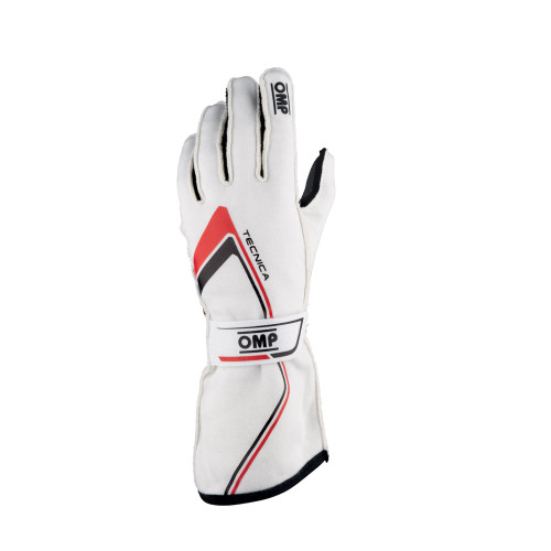 OMP RACING, INC. TECNICA Gloves White X-Large