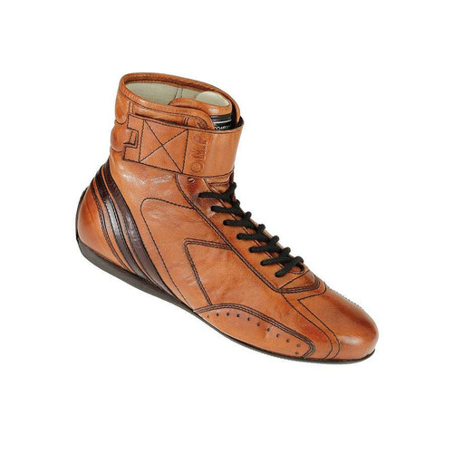OMP RACING, INC. CARRERA High Boots Light Brown Leather 45